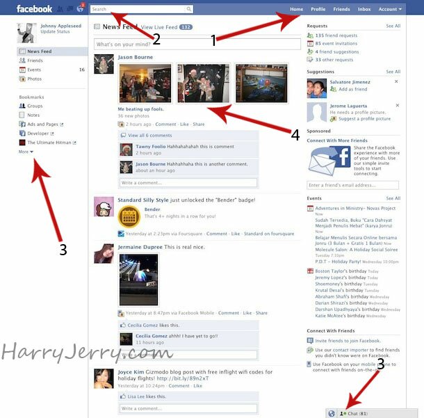 facebook new design screenshot 1