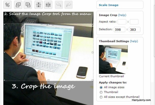 crop image problem solution wordpress 2.9