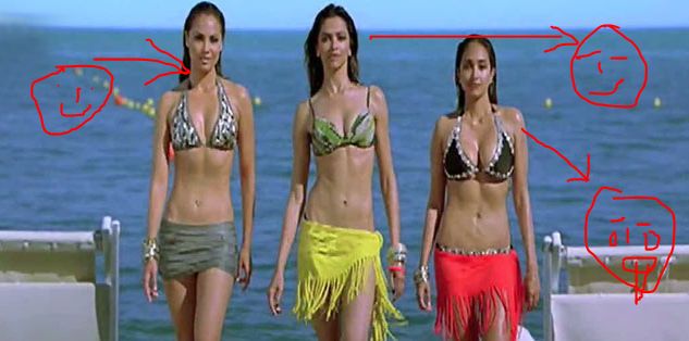 housefull bikini shot